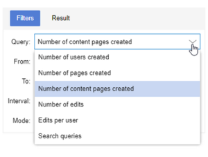 Selecting a query type