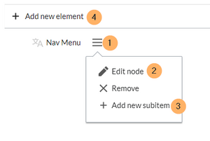editing interface