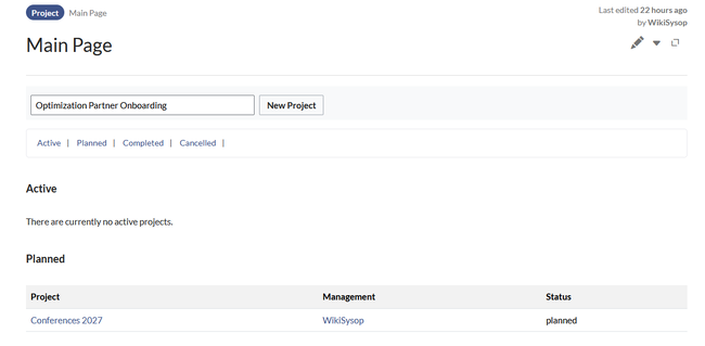 Create a project