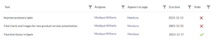 Example task report